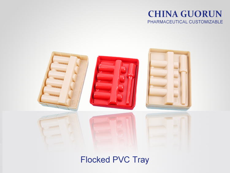 Flocked PVC Tray